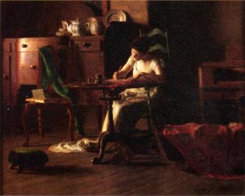 Thomas Pollock Anschutz : Woman Writing at a Table